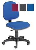 Trexus Office Operator Chair Medium Back H425m W455xD435xH425-540mm Blue