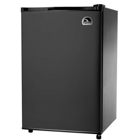 IGLOO FR464-BLACK 4.5 cu. ft.Three Full-Width, Adjustable Shelves Mini Refrigerator in Black by Igloo