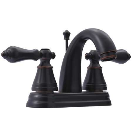 Kingston Brass FS7616AL Fauceture English Classic Double Handle 4-Inch Centerset Lavatory Faucet, Antique Copper