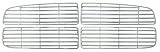 2002 - 2004 Dodge Ram 1500 High Impact Triple Chrome Plated ABS Grille Grill Inserts Overlays
