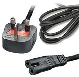HDinterconnects 5m Figurine 8 mains power - Câble - Haute qualité 2 wire 075mm2 copper - Câble - Ideal pour Projecteur / Sony PlayStation 3 Slim / Récepteur satellite