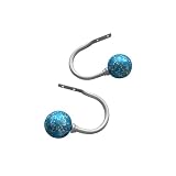 Sparkle Ball Curtain Holdbacks Set - Turquoise