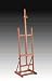 Deluxe Studio Easel, Professional Floor Standing, Elm Finished