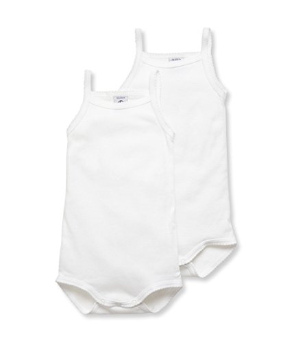 Petit Bateau Unisex Baby 2-pk Tank Strap Bodysuits