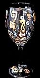 Man-O-Man Design - Hand Painted - Grande Wine -16 oz.
