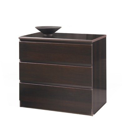 Scottsdale Bedroom Three Drawer Chest in Coffee