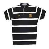Polo Short Sleeve Pique Rugby Stripe - NAVY