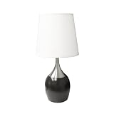 ORE International 8310ES Touch-On Table Lamp, Black