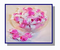 Red Raspberry Salt Water Taffy by Raspberry Candy