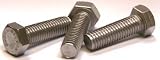1/2-20 X 3 1/2 Hex Tap Bolts (Full Thread) / Grade 5 / Zinc / 100 Pc. Carton