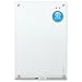 Quartet Magnetic Glass Dry Erase White Board, 24''W x 18''H Whiteboard, Infinity Frameless Mounting, White Surface (G2418W)