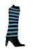 LW2 Blue Striped Leg Warmers