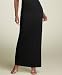 Ladies Long Black Jersey Skirt