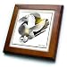 Easter Dove - Bird Art - 8x8 Framed Tile