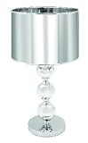 Metal Glass Table Lamps With Silver Shade 20