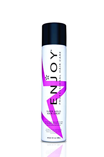 ENJOY Super Hold Hair Spray (10.1 OZ) - Extra Strong Hold Hair Spray to Keep Hair Radiant