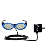 Rapid Wall Home AC Charger for the Samsung SSG-2200KR Rechargeable Children 3D Glasses - uses Gomadic TipExchange Technology