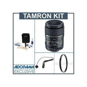 Tamron SP 90mm f/2.8 Di 1:1 AF Macro AF Lens Kit, for Nikon AF- w/ 6 Year USA Warranty, with Tiffen 55mm UV Filter, Lens Cap Leash, Professional Lens Cleaning Kit