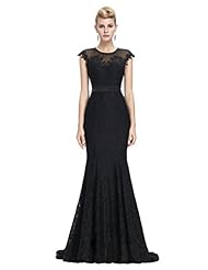 Floor Length Round Neck Sleeveless Tulle Applique Lace Wrap Beaded Sheer Evening Dress/Prom Dress/Party Dress  with a Brush/Sweep Train 