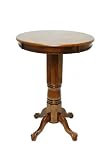 Buy Cheap Pedestal Sunburst Veneer Walnut Finish
