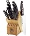 Zwilling J.A. Henckels Twin Signature Stainless-Steel 11-Piece Knife Set with Block