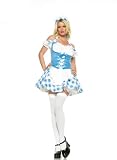 Sexy 2Pc Mary Had A Little Lamb Halloween Costume