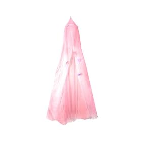 Pink FLOWER princess bed CANOPY bedroom home decor