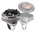 Black Hemlock Poison Ring - Alchemy Gothic Pewter Ring