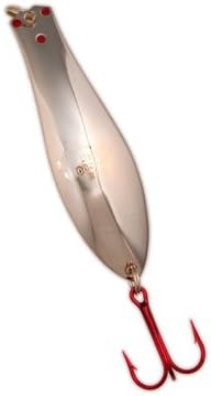 Yellow Bird Fishing Products Premium Doctor Spoon Fishing Lure (104- Nickel/Gold Back, Size- 3-3/4")