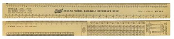 Excel Deluxe Model Railroad Reference ruler Excel Deluxe Model Railroad Reference ruler
