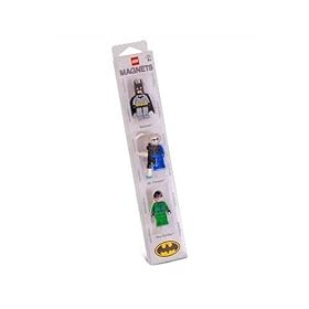 Lego Batman Series Minifigure Magnet Set with - Batman, Mr. Freeze and The Riddler Mini Figures by Lego