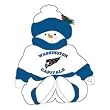 Washington Capitals 22" Snowflake Friends Snowman - NHL Hockey