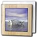 Perkins Designs Animals - Fish Bones features digital fish skeleton resting in shallow ocean waters - Tile Napkin Holders