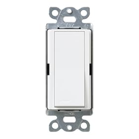 Click here to buy Lutron SC-3PS-SW Diva 15-Amp, 120-Volt to 277-Volt 3-Way Switch in Snow by Lutron.