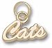 Arizona Wildcats Script "Cats" Charm - 14KT Gold Jewelry