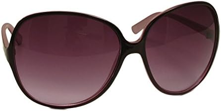 New Retro Vintage Style Big Large Oversized Womens Designer Sunglasses (Purple)