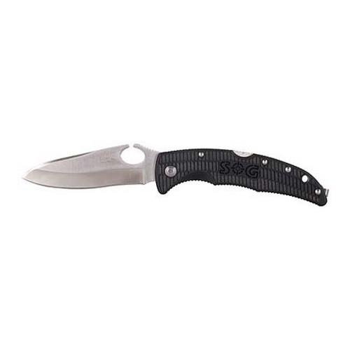 SOG Specialty Knives & Tools SOG Specialty Knives & Tools SP21-CP Sogzilla Knife with Straight Edge Folding 3.8-Inch Steel Clip Point Blade and GRN Handle, Satin Finish Black SOG Specialty Knives & Tools SOG Specialty Knives & Tools SP21-CP Sogzilla Knife with Straight Edge Folding 3.8-Inch Steel Clip Point Blade and GRN Handle, Satin Finish Black Hunting Knives