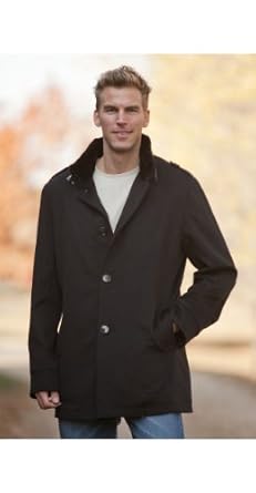 Men's Kingsley Cashmere Coat with Mink Fur Lining