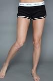Hello Kitty Intimates The Kitty Foldover Boardshort in Black,Shorts for Women