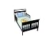 Dream On Me Classic Sleigh Toddler Bed - Black