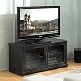 IMAGE OF Bello 52 Wooden Flat Panel TV Cabinet (Black) WAVS321