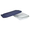 Pyrex Grip Rite Oblong Dish with Lid - 3-qt.