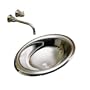 KOHLER 2600-M-NA Fandango Self-Rimming Lavatory Sink with Mirror Finish