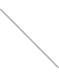 30 Inch 14k White Gold .90mm Franco Chain Necklace