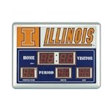 Illinois Fighting Illini Clocks - Scoreboard