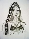 Banjaran, Drawing by Rashi Chaturvedi, Original