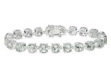 33 Carat Green Quartz Sterling Silver Bracelet