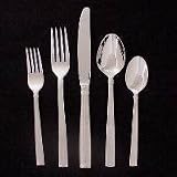 Mikasa Meridian Satin Stainless Steel 5 Piece Flatware Placesetting, Service for 1