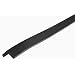 Independent Warehouse 60-6740-3 Knuffi Type E Polyurethane Foam 90 Degree Shelf Bumper Guard, 196-3/4" Length x 1" Width x 1" Height, Black