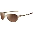 Oakley Gretchen Bleiler Restless Women's Special Editions Signature Series Casual Sunglasses w/ Free B&F Heart Sticker - Polished Gold/VR50 Brown Gradient
